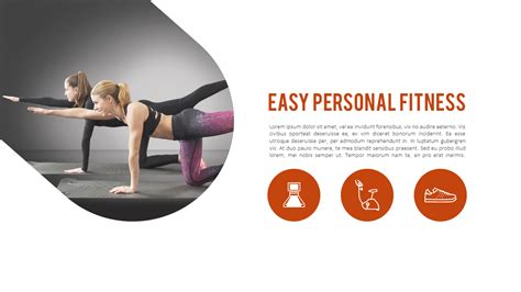 Physical Fitness Simple Powerpoint Templates