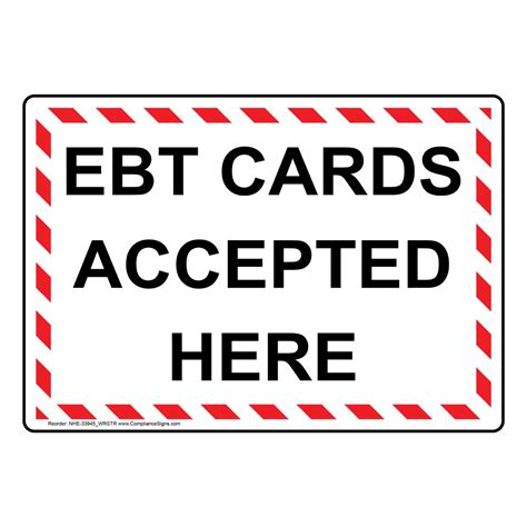 Usually, you can apply for an ebt card online or at your local food stamp office. Portrait EBT Cards Accepted Here Sign NHEP-33945_WRSTR