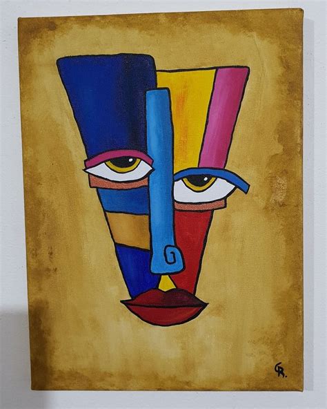 Abstract Face Art Abstract Drawings Acrylic Painting Canvas Abstract