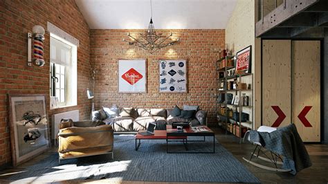 Attractive Loft Apartment With An Interior Design Made By