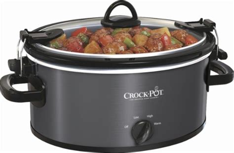 It also has an integrated programmable timer, which will automatically switch the cooker over to the keep warm setting once. Best Buy: Crock-Pot Cook & Carry 5Qt Slow Cooker $17.49 ...