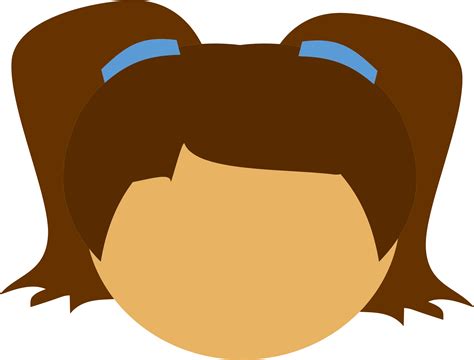 Girl Head Head Clipart. png image