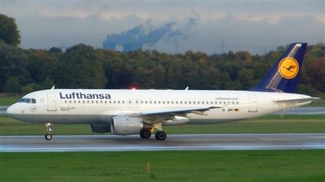 Lufthansa Airbus A320 200 Takeoff Düsseldorf Airport Youtube