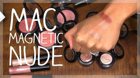 Mac Magnetic Nude Collection Pics Swatches First Look Youtube