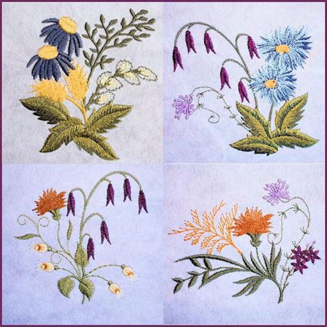 Embroidery fonts, freestanding lace, applique, quilting embroidery designs, in the hoop, and longarm designs. "Wildflowers" Bring Wildflowers indoors in more ways than ...