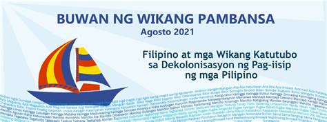 The Philippines National Language Month 2021 Just Sharing
