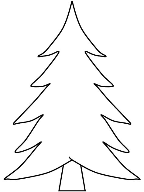 Free Outline Of A Christmas Tree Download Free Outline Of A Christmas