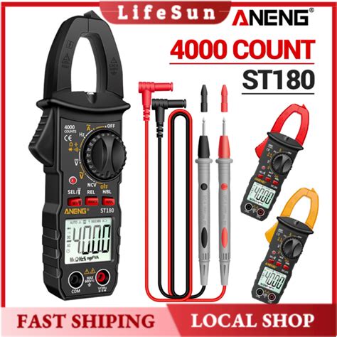 LOCAL LIFE ANENG ST180 4000 Counts Digital Clamp Meter Multimeter