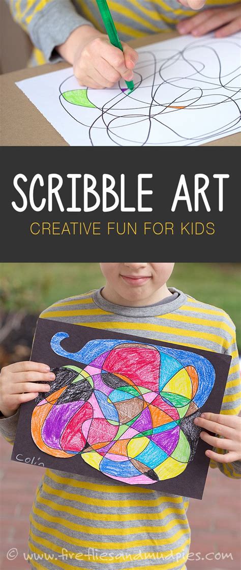 Scribble Art For Kids Art Activities For Kids Scribble Art Art