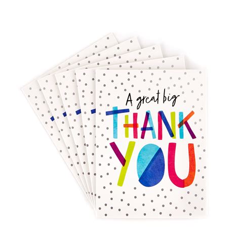 Thank you for the gift card, it will help me get everything i need for my upcoming move. Buy A Great Big Thank You" Cards - Pack of 12" for GBP 0.99 | Card Factory UK