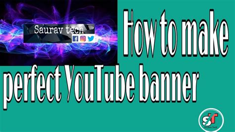 How To Make Professional Youtube Banner Youtube