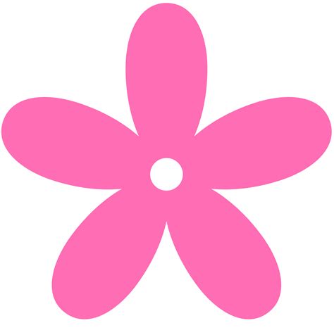 Hot Pink Flower Clipart Clipart Panda Free Clipart Images