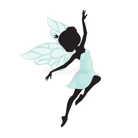 Fairy Flying Silhouettes Stock Illustrations 264 Fairy Flying