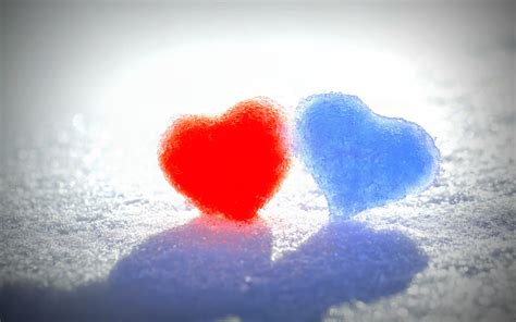 Snow Hearts Hd Love 4k Wallpapers Images Backgrounds Photos And
