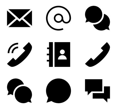 Contact Icon Vector 421213 Free Icons Library
