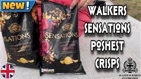 New Walkers Crisps Sensations Flavours Poshest Crisps Walkers Youtube