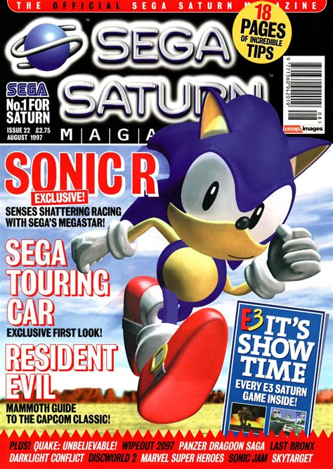 Old Game Mags Sega Saturn Magazine 22 August 1997 Sonic R