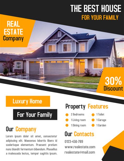 Real Estate Business Promotion Flyer And Poster Template Postermywall