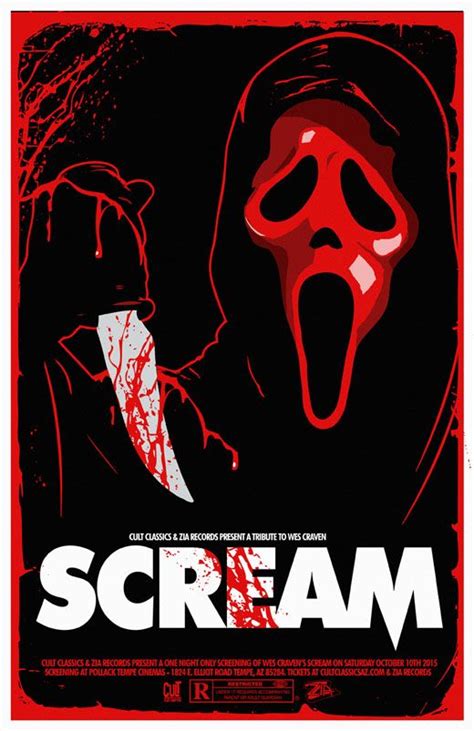 Music And Movie Posters Prints Horror Art Billy Loomis Art Scary Movie