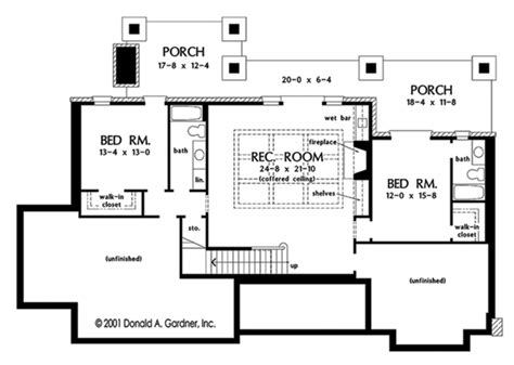 Walkout Basement House Plans With Photos From Don Gardner Houseplans