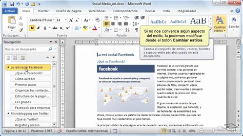 Curso De Microsoft Word 2010 71 Aplicar Estilos Para Formatear Y