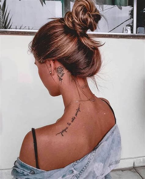 Tattoo Inkspiration On Instagram Girly Tattoos Neck Tattoo
