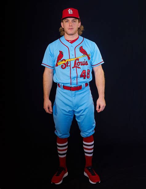 St Louis Cardinals Powder Blue Throwback Uniform — Uniswag