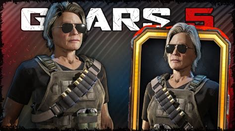 Gears 5 New Character Sarah Connor Gameplay Terminator Dark Fate