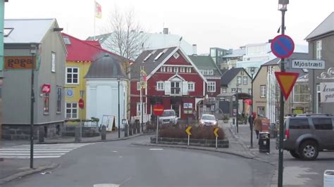Street Scenes Of Reykjavik Iceland Youtube