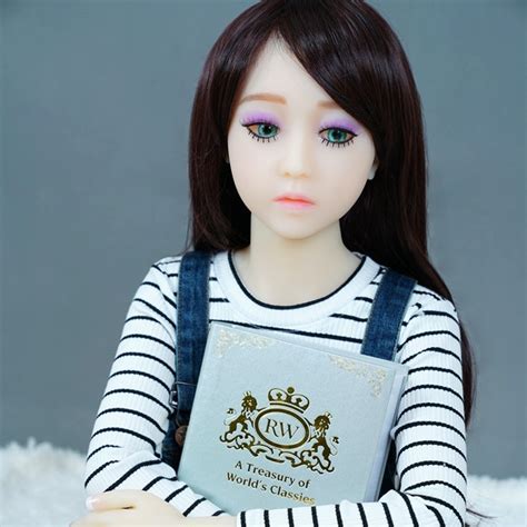 125cm 4 1ft flat chest japanese silicone sex dolls adult lifelike tpe love doll
