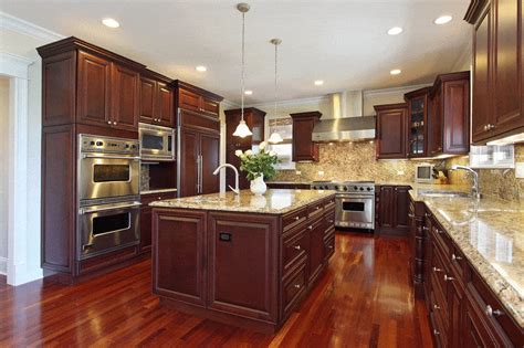 Wood Floor Cabinet Color Combinations Flooring Site