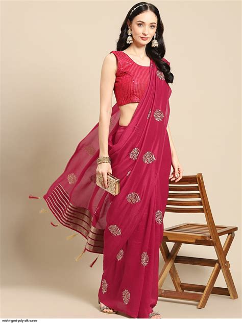 Mishri Geet Poly Silk Saree