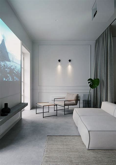 Nicest Interiors Minimalist Living Room Small Apartment Design