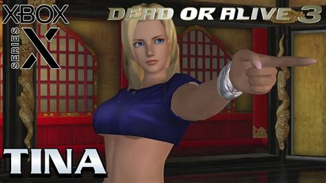 Dead Or Alive 3 Xbox Series X Tina Gameplay Very Hard Story And Ending 4k 60fps Youtube