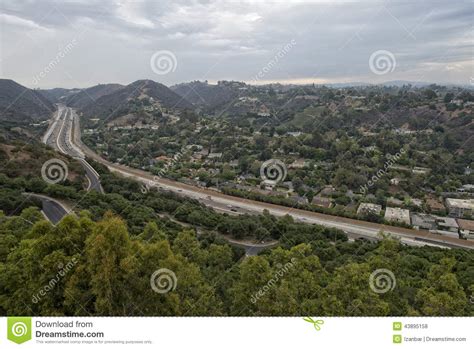 Los Angeles Congested Highway Stock Photo Image Of Rushhour Commute