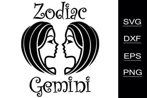 Zodiac Gemini SVG Cutting Files 543084 Cut Files Design Bundles