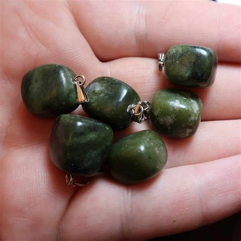 Nephrite Jade Pendants Green Jade Gemstone Pendants Jewellery Maker