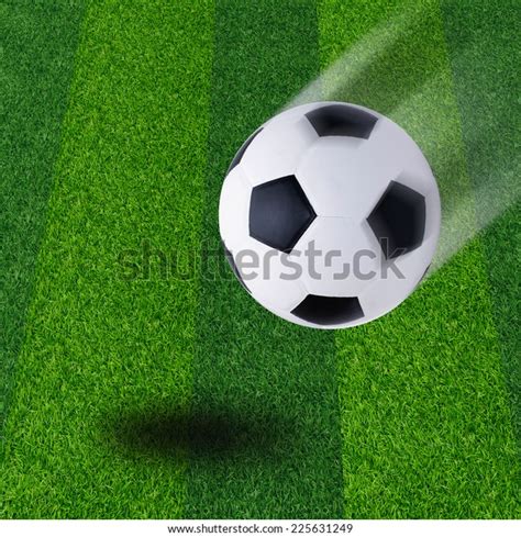 Soccer Balls Motion Blur On Grass Stock Photo Edit Now 225631249