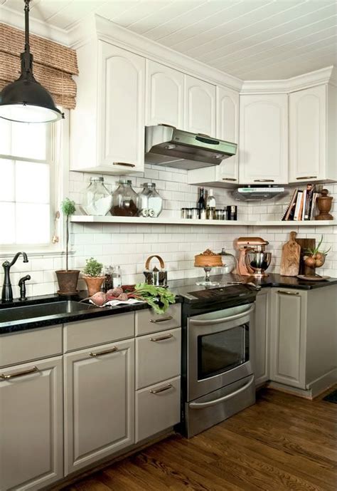 Love The Different Colored Cabinets Especially The Grey And White