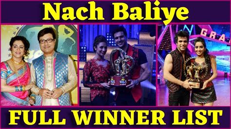 List Of Nach Baliye Winners Winners Of All Seasons 2005 To 2017