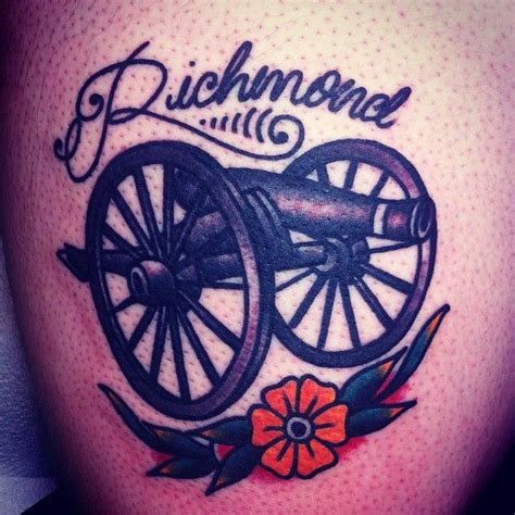 Joshstephenstattoos Richmond Cannon At Hold It Down Tattoo Tattoos