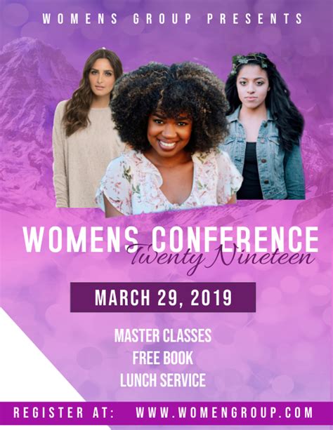 Copy Of Womens Conference Postermywall