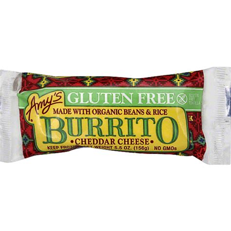 Maybe you would like to learn more about one of these? Amys Burrito, Gluten Free, Cheddar Cheese | Buehler's