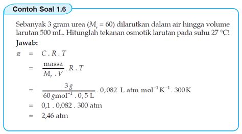 Soal Tentang Sifat Koligatif Larutan