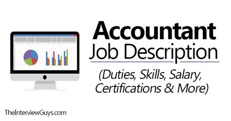 Here are a few common data analyst tools to know of Accountant Job Description (Duties, Skills, Salary ...