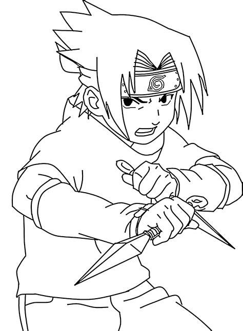 Disegni Da Colorare Di Sasuke Naruto Disegni Da Colorare Di Sasuke