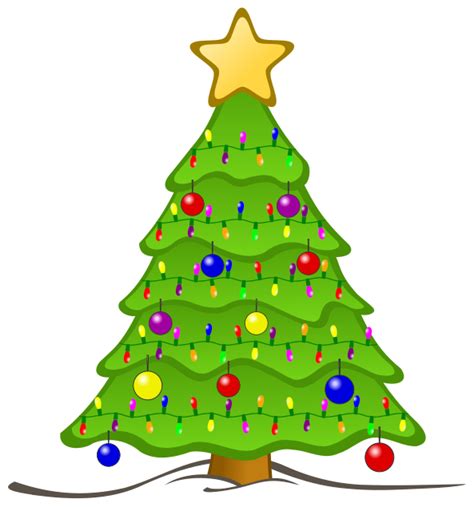 Cartoon Christmas Tree Clip Art Image Clipsafari