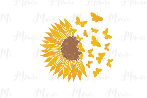 Sunflower SVG Bundle. (676756) | Cut Files | Design Bundles