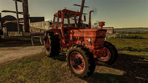 Rusty Tractor With Old Plow V10 Fs19 Farming Simulato