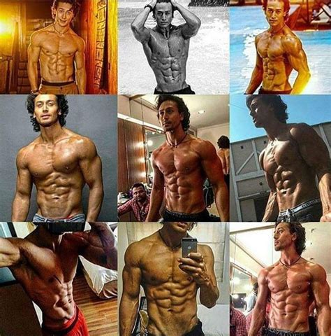 Body Building Gym Actor Bollywood Tiger Shroff Tiger Shroff Body
